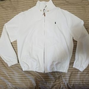 Polo by Ralph Lauren white 100% cotton jacket